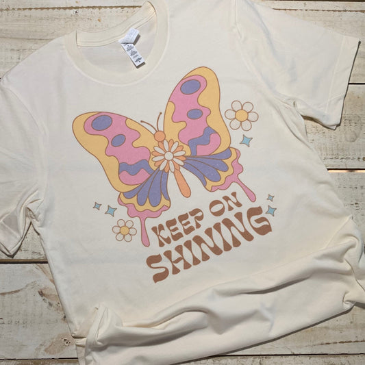 🖼️ Alt Text for "Keep On Smiling" Teacher Shirt 🖼️  "Vibrant teacher shirt with the words 'Keep On Smiling' in cheerful font, printed on a Bella-Canvas Heather Natural poly/cotton blend shirt. A colorful and inspiring design perfect for teachers of all grades." 🌟👕👩‍🏫 #TeacherShirt #ShirtsForTeachers #TeacherShirts