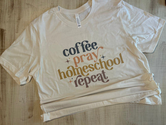 Coffee Pray Homeschool Repeat