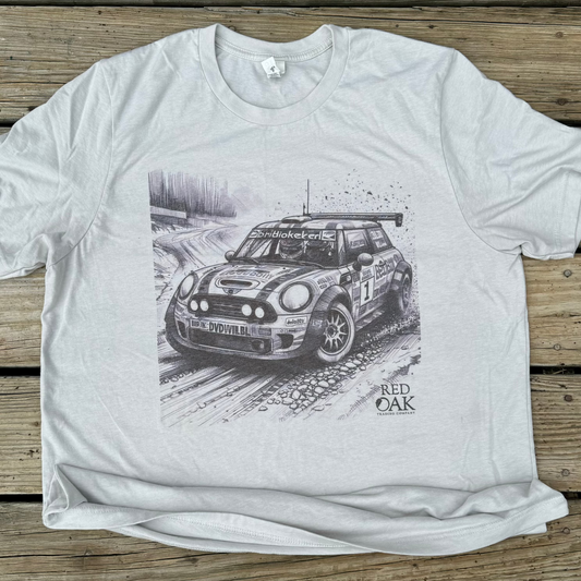 Unleash your inner racer with the Rally Sport T-Shirt! Made for the daring risk-taker, this shirt features a bold design and strong action verbs to inspire your next adventure. Don't just drive, dominate the race in style!  Sublimation print on a Bella Canvas Rust colored 50/50 poly/cotton blend.