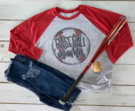 Baseball Mama Raglan