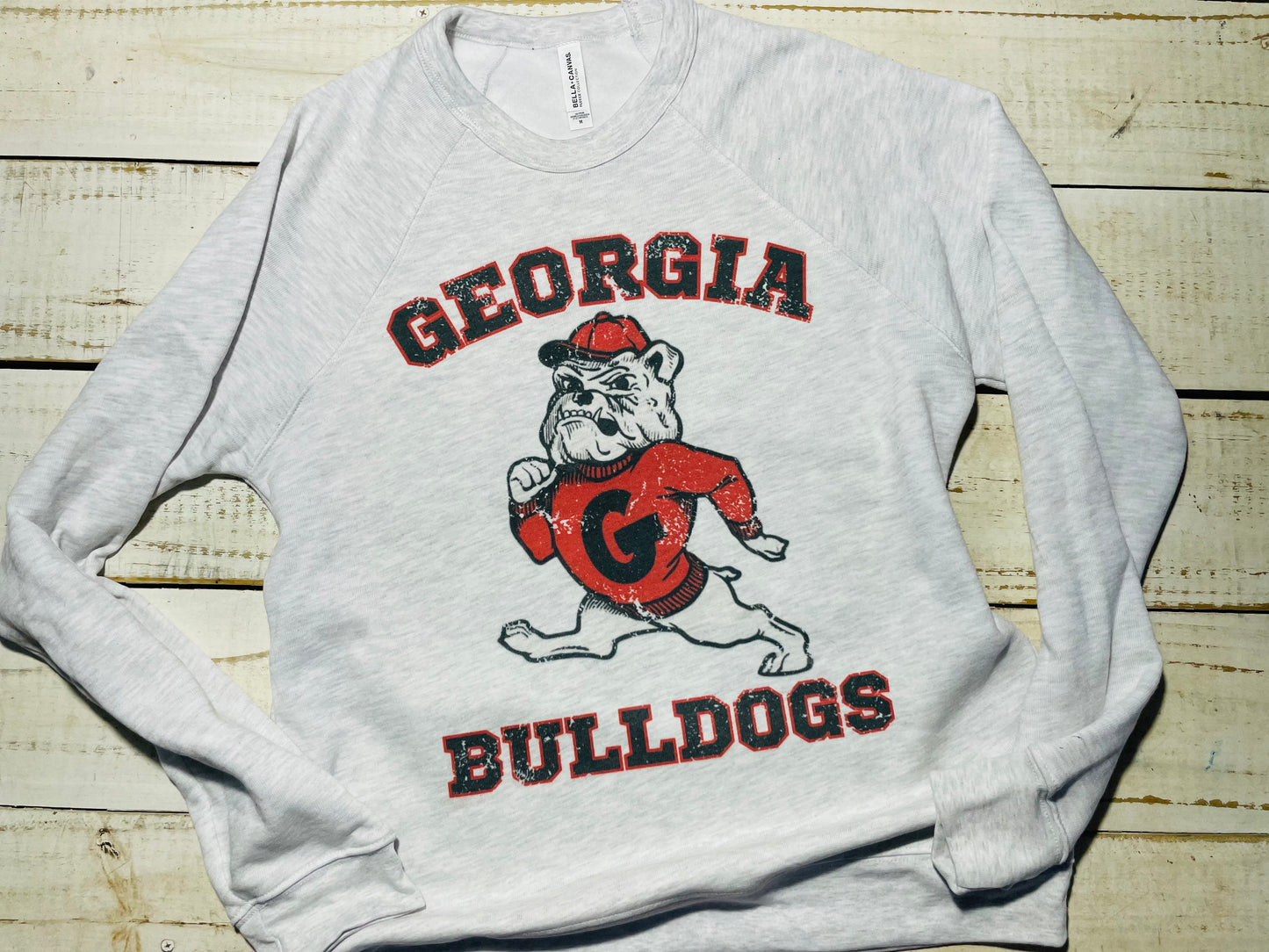 Retro Georgia Bulldogs Grey